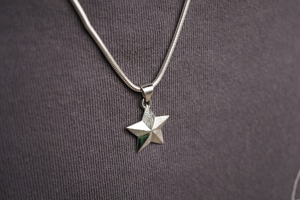 スタッズモチーフシルバーペンダント